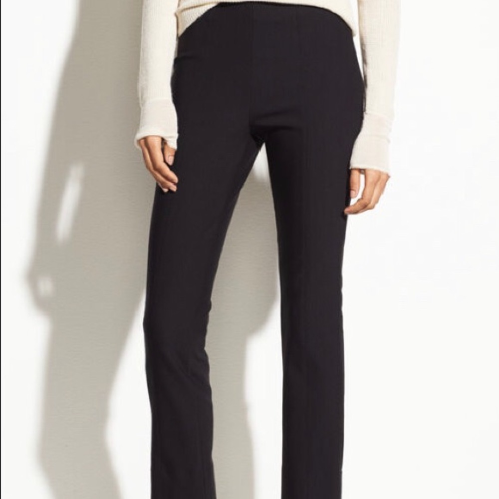 Vince Stitch Front Seam Leggings, Black, XS